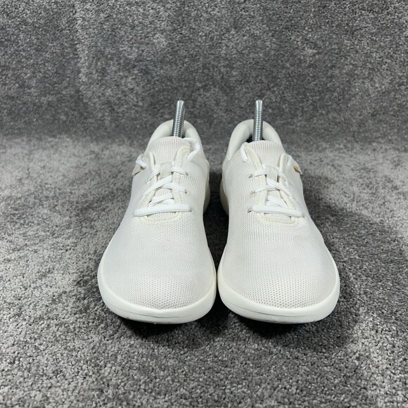 Kizik Madrid Eco-Knit Womens Size 8 White Hands Free Slip On Athletic Shoes Used - Picture 3 of 10